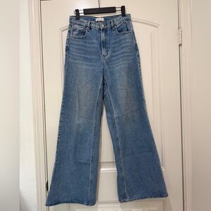 PACSUN Light Blue Flare Jeans